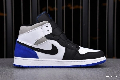 Hyperoad AIR JORDAN BLACK 1 SE MID TOE' 'ROYAL 0714